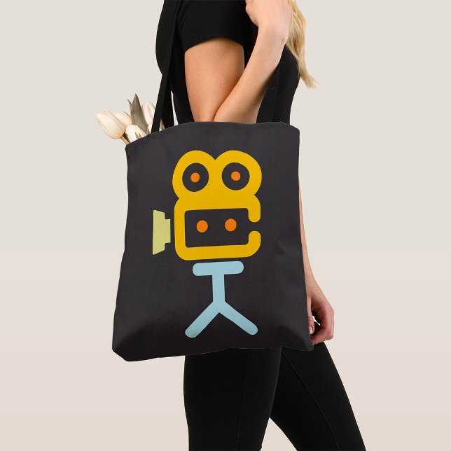 Bolsa Tote Ícone de Câmera de Filme Equipamento de Filme Mini (Criador carregado)