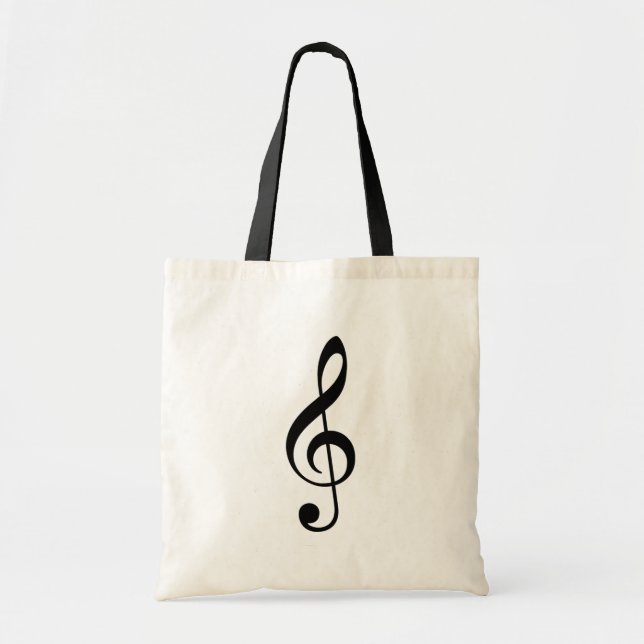 Bolsa Tote ícone de clave tremor (Frente)