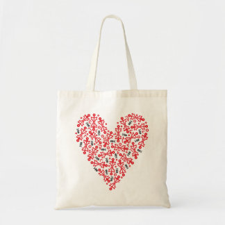 Bolsa Tote Ícone de Coração de Amor Arte 2012