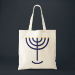Bolsa Tote Ícone Menorah<br><div class="desc">Menorah é feito das letras: Menorah: Mem, Nun, Resh, Ei Mem - Chaos Mighty Blood Nun - Continue Sua Filho Resh - Primeiro Começo Ei - Olhe Respiração Reveal Exo 25:31 E você fará um casulo de ouro puro: de trabalho batido, o castiçal será feito: sua haste e seus galhos,...</div>