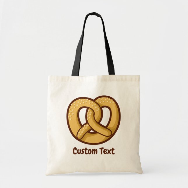 Bolsa Tote Ícone Pretzel (Frente)