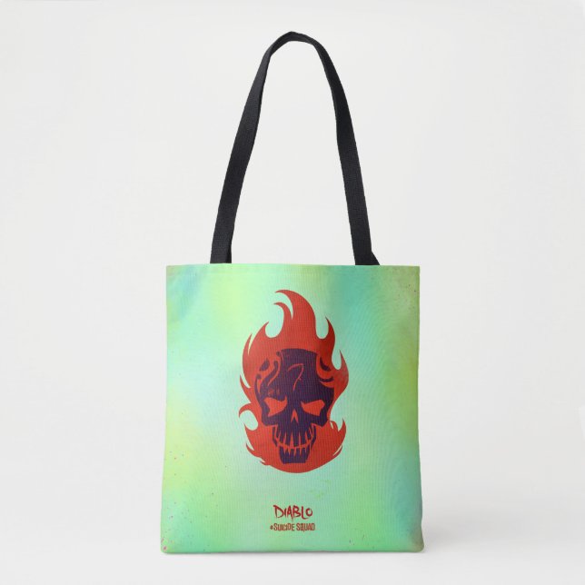 Bolsa Tote Ícone principal do pelotão | Diablo do suicídio (Frente)