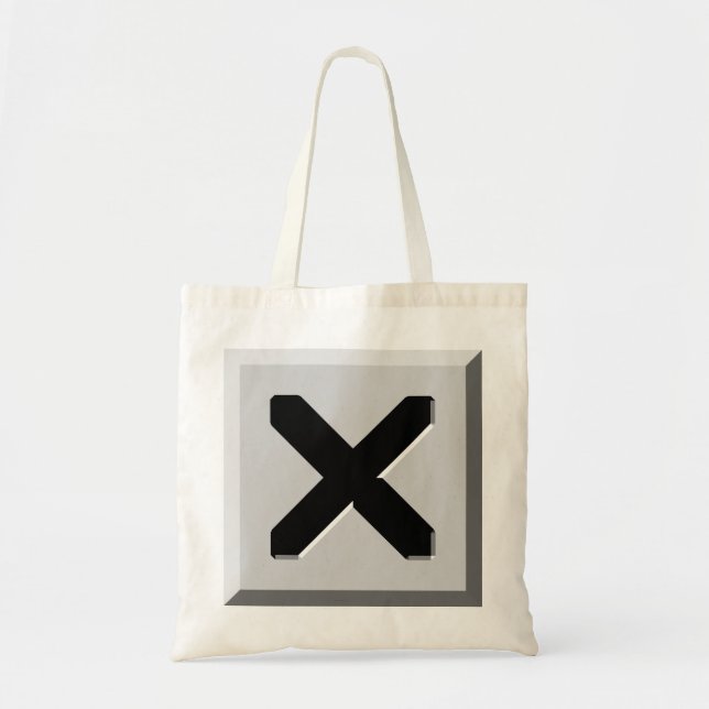 Bolsa Tote Ícone X (Frente)