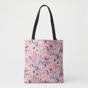 Bolsa Tote Ícones australianos, padrão decorativo perfeito.