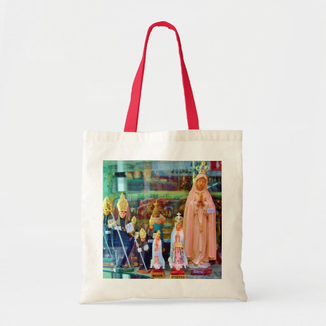 BOLSA TOTE ÍCONES CATÓLICOS RELIGIOSOS NO COMPRO LISBOA (Frente)