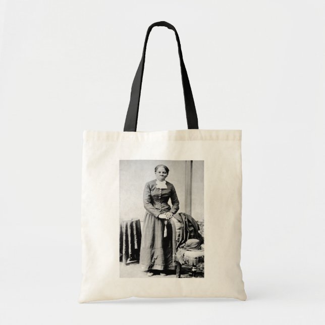 Bolsa Tote Ícones da História Negra: Harriet Tubman, Direitos (Frente)