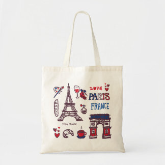 Bolsa Tote Ícones de Paris