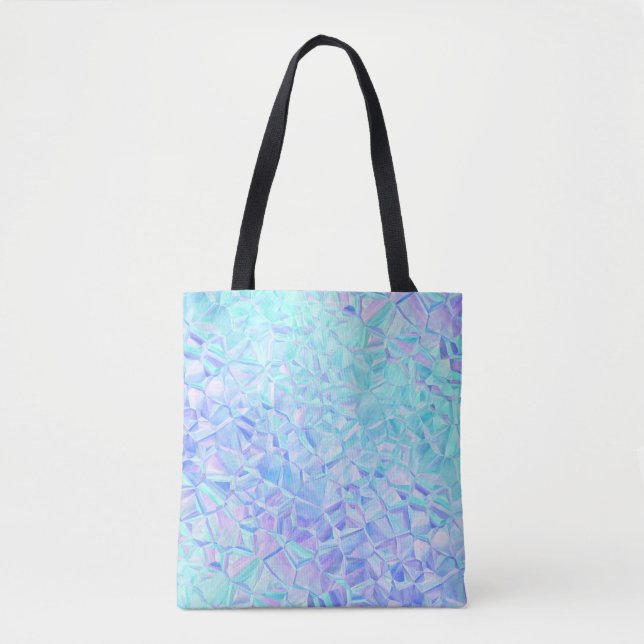 Bolsa Tote icy iridescence : (Frente)