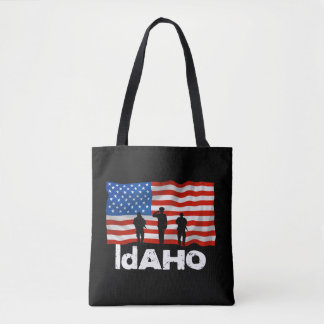 Bolsa Tote Idaho American Flag