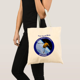 Bolsa Tote Idaho Spudnik Satellite Mission Patch Tote Bag