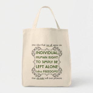 Bolsa Tote Ideia da Liberdade Saco
