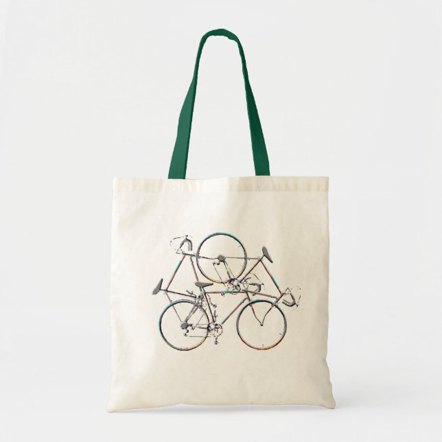 Bolsa Tote ideias de ciclismo (Frente)