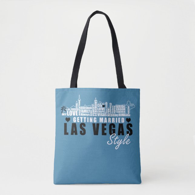 Bolsa Tote Ideias do presente de casamento de Vegas - (Frente)