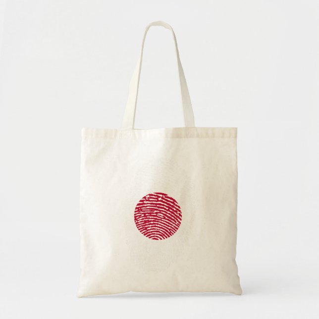 Bolsa Tote Identidade do Orgulho do País de Impressão Digital (Frente)