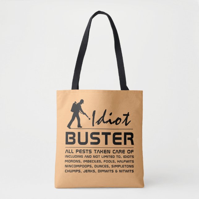 Bolsa Tote Idiot Buster (Frente)