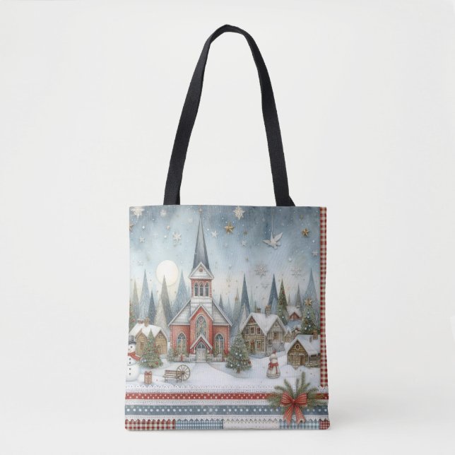 Bolsa Tote Igreja da Vila do Campo (Frente)