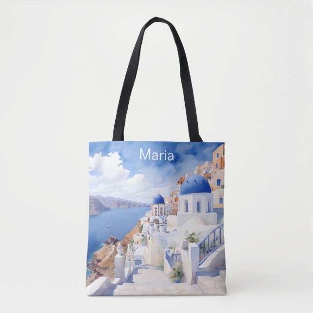 Bolsa Tote Igreja Ortodoxa l Mediterrâneo l Personalizar (Frente)