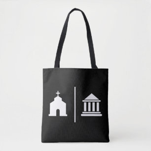 Bolsa Tote Igreja Separada e Estado