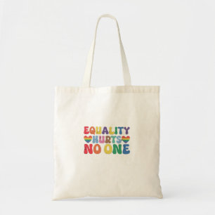 Bolsa Tote Igualdade não prejudica ninguém LGBT (Direitos Hum