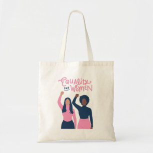Bolsa Tote Igualdade Para As Mulheres, Canvas De Saco