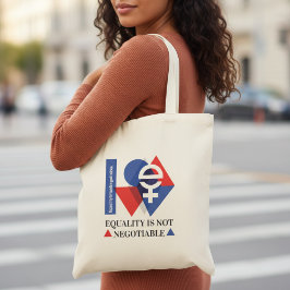 Bolsa Tote Igualdade Personalizada Não é Negociável Dia Inter