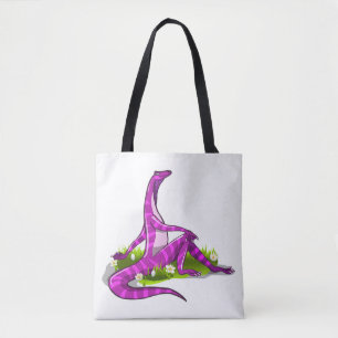 Bolsa Tote Iguanodon Mostrando Sua Beleza Natural.