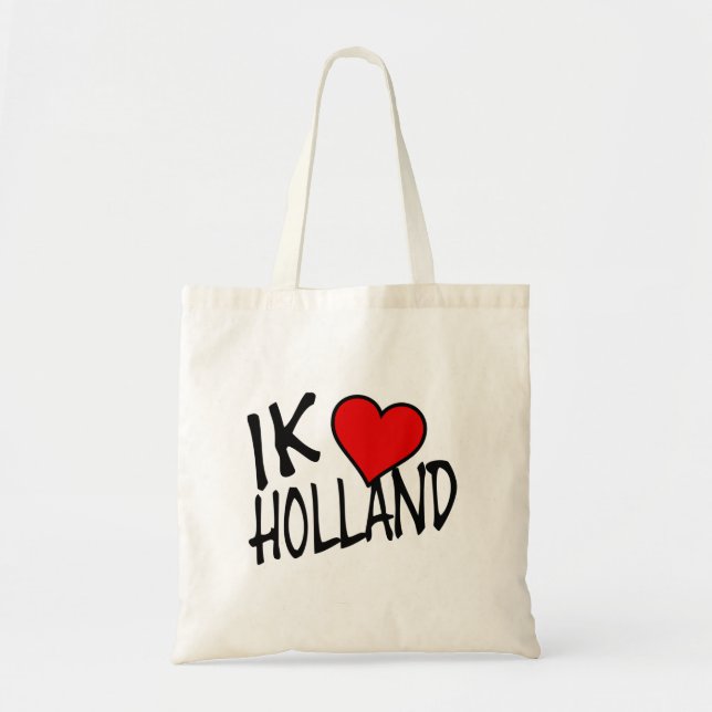 Bolsa Tote Ik Heart Holland bk btcnt (Frente)