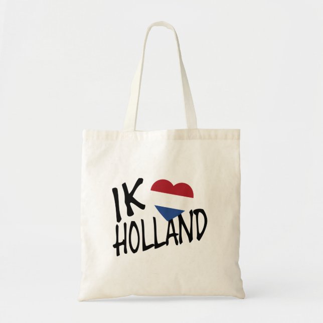 Bolsa Tote Ik Heartflag Holland bk btt (Frente)