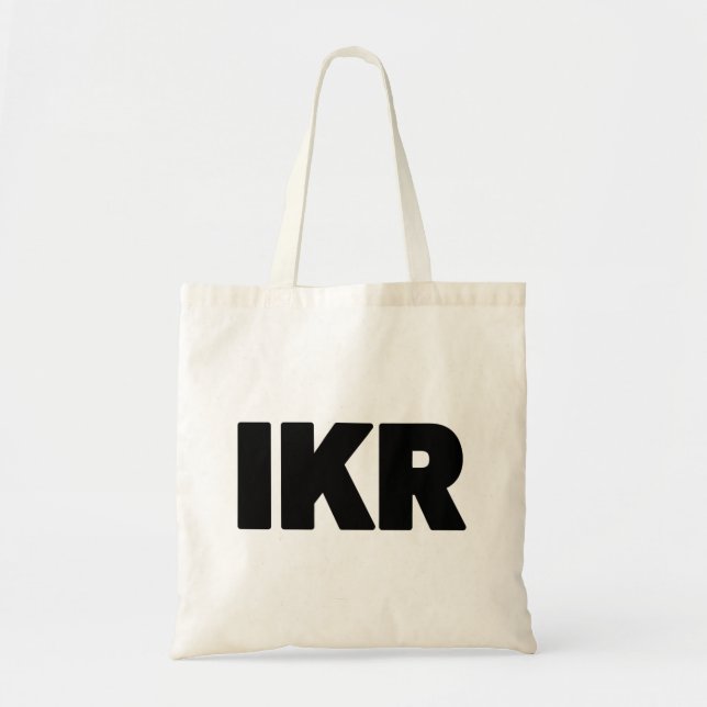 Bolsa Tote IKR | Gíria de texto (Frente)