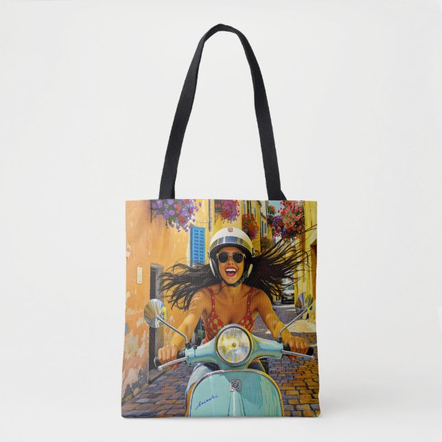Bolsa Tote  “Il riso del vento” (Laughter of the Wind) (Frente)