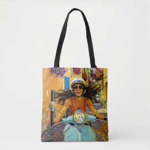 Bolsa Tote “Il riso del vento” (O Riso do Vento)