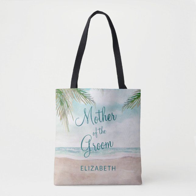 Bolsa Tote Ilha Breeze Pintada Praia Mãe do Chão (Frente)