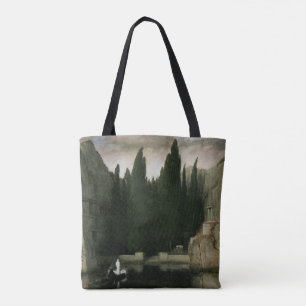 Bolsa Tote Ilha do Morto por Arnold Bocklin, Arte do Simbolis