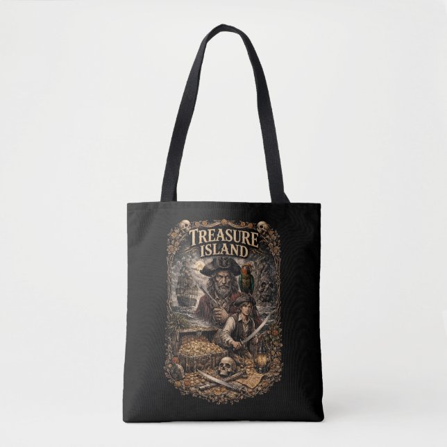 Bolsa Tote Ilha do Tesouro (Frente)