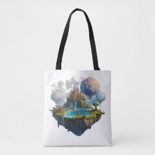 Bolsa Tote ilha flutuante