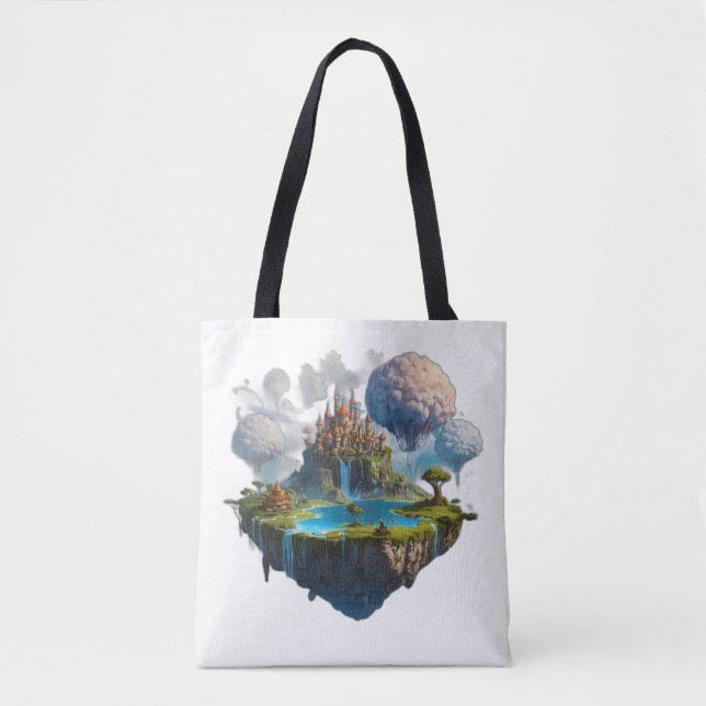 Bolsa Tote ilha flutuante (Frente)