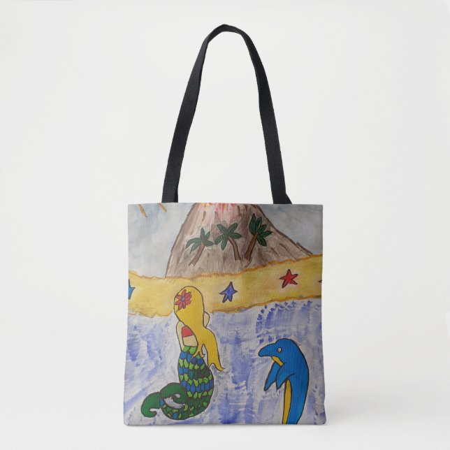 Bolsa Tote Ilha Mermaid (Frente)