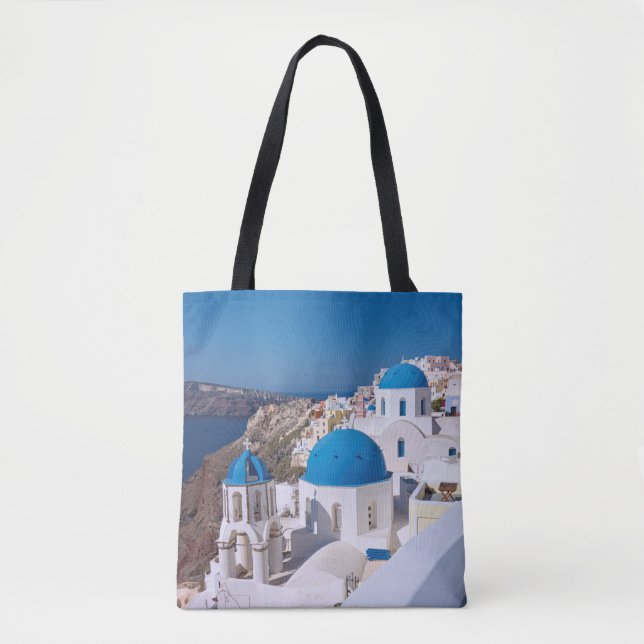 Bolsa Tote Ilha Santorini (Frente)
