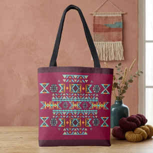 Bolsa Tote Ilha Tribal Brilhante