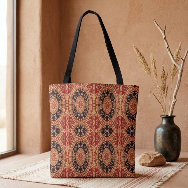 Bolsa Tote Ilha Tribal Tom Terra  (Criador carregado)