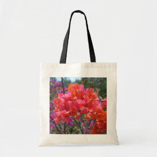 Bolsa Tote Ilha Tropical Rosa Bougainvillea Floral