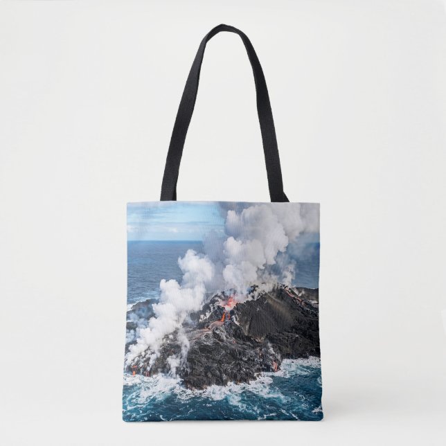 Bolsa Tote Ilha Vulcânica (Frente)