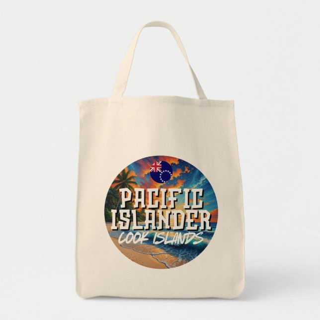 Bolsa Tote Ilhas Cook - Ilha do Pacífico (Frente)