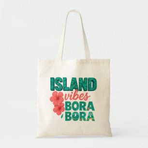 Bolsa Tote Ilhas Vibes - Bora Bora Bora Tropical Tote Bag S