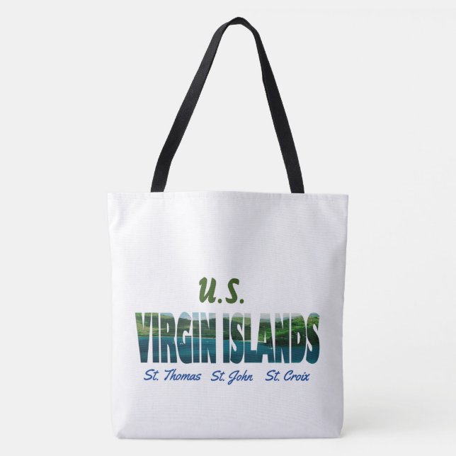 Bolsa Tote Ilhas Virgens dos EUA (Frente)