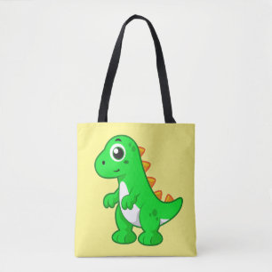 Bolsa Tote Ilustração Bela De Tyrannosaurus Rex.