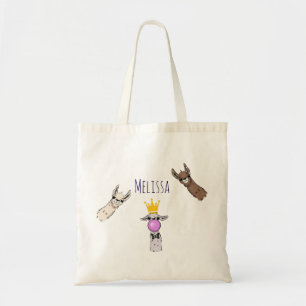 Bolsa Tote Ilustração bonito dos desenhos animados de 3 car