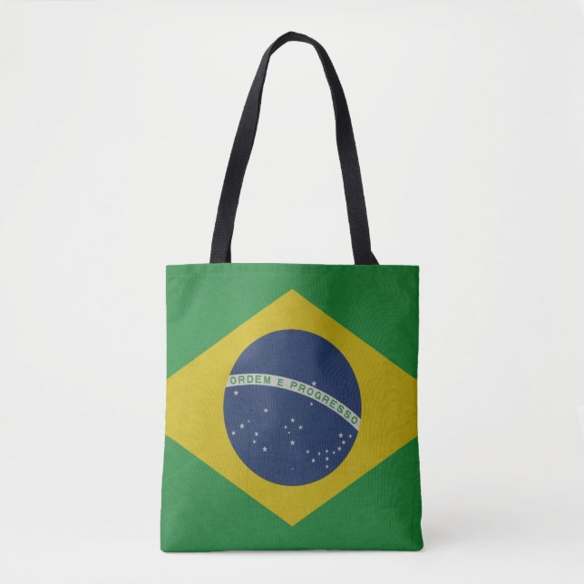 Bolsa Tote Ilustração da bandeira abstrata do grunge de (Frente)