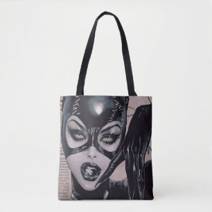 Bolsa Tote Ilustração da Capa da Catwoman #50 por Sozomaika
