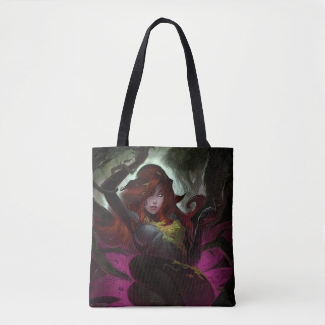 Bolsa Tote Ilustração da Ivy Venenosa por Crise Infinita (Frente)
